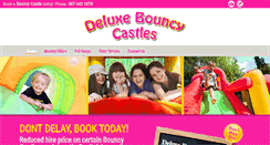 Desktop Screenshot of deluxebouncycastles.ie